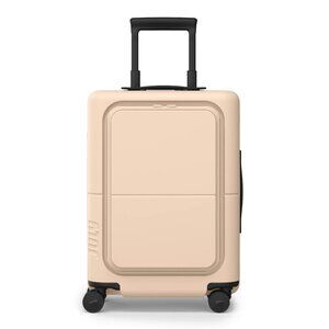 NEW July Carry On Pro Sand Hardside Suitcase MSRP $325 Luggage New in Box